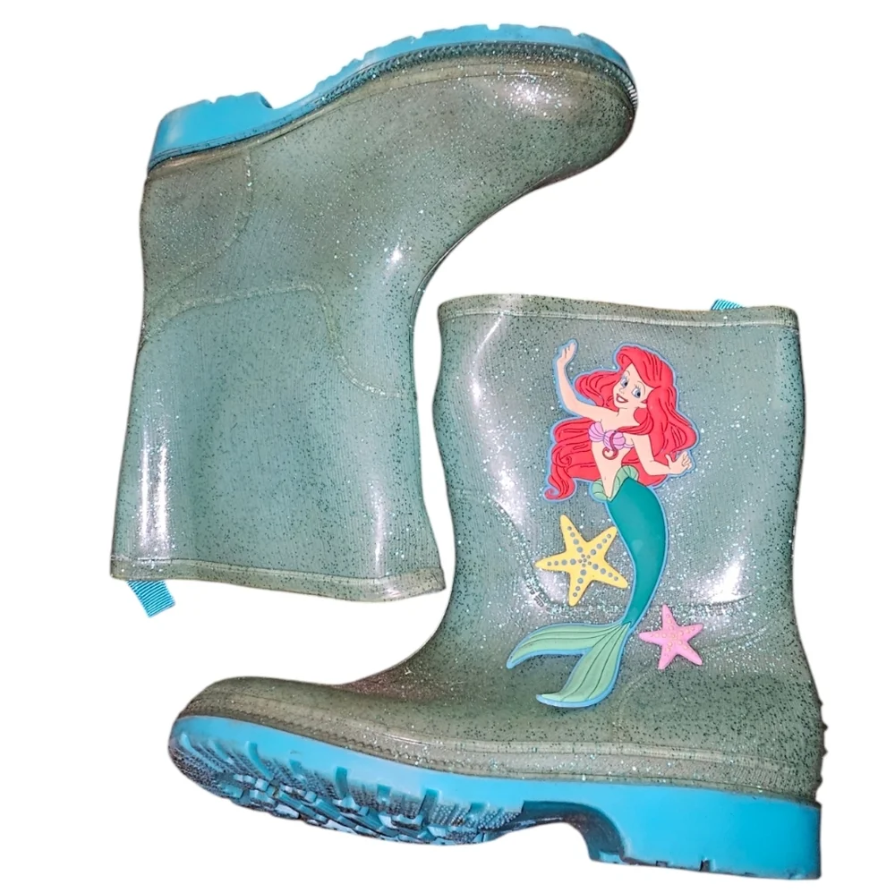 Disney Ariel The Little Mermaid Rain Boots